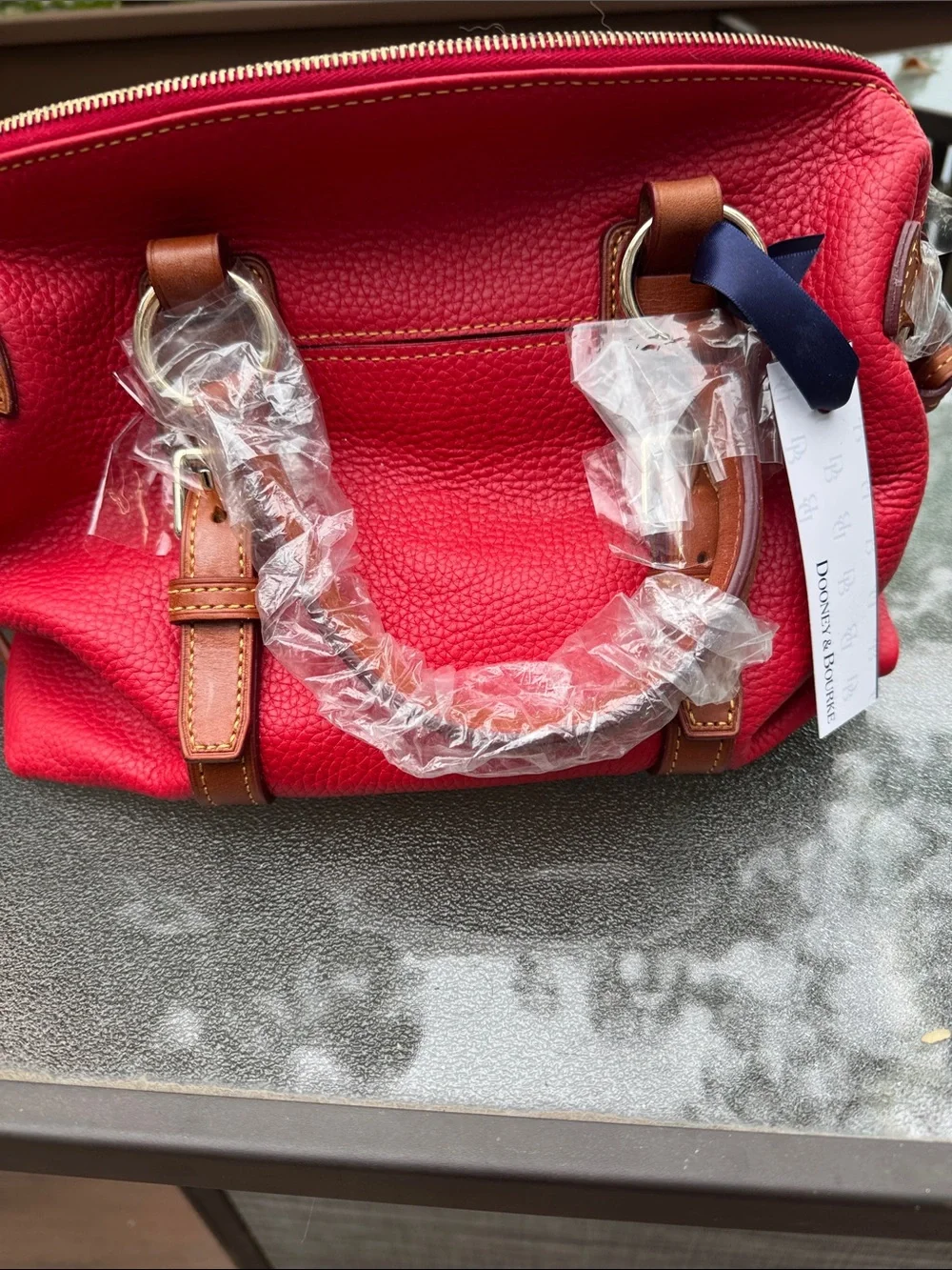 Dooney & Bourke bright red